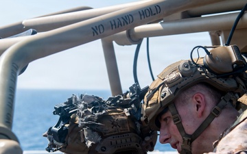 U.S. Marines Conduct Security Operations Aboard USS Boxer