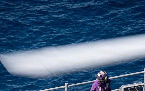 Boxer Sailors, 11th MEU Marines Conduct Flight Operations