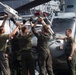 Boxer Sailors, 11th MEU Marines Conduct Aircraft Maintenance