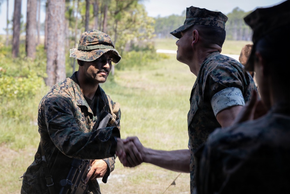 SMMC Ruiz visits Camp Lejeune