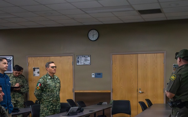 Lt. Gen. Fernando Colchado visits Douglas Border Patrol Station
