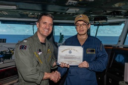 George Washington Recognizes Warfighter of the Week