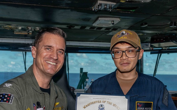 George Washington Recognizes Warfighter of the Week