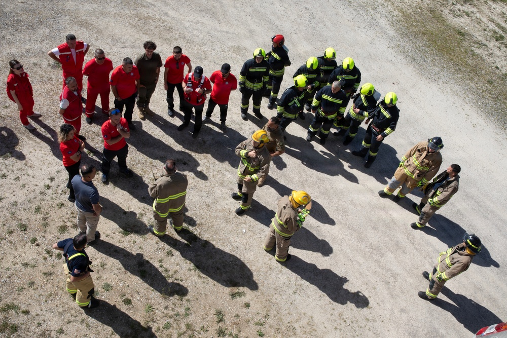 KFOR hosts joint fire response and medical training at Camp Bondsteel, strengthens local partner capabilities