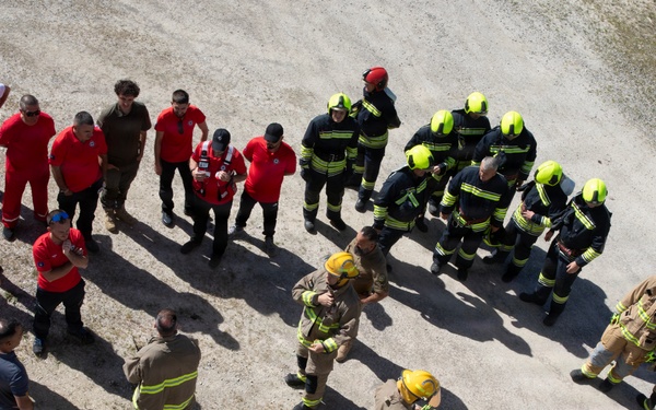 KFOR hosts joint fire response and medical training at Camp Bondsteel, strengthens local partner capabilities