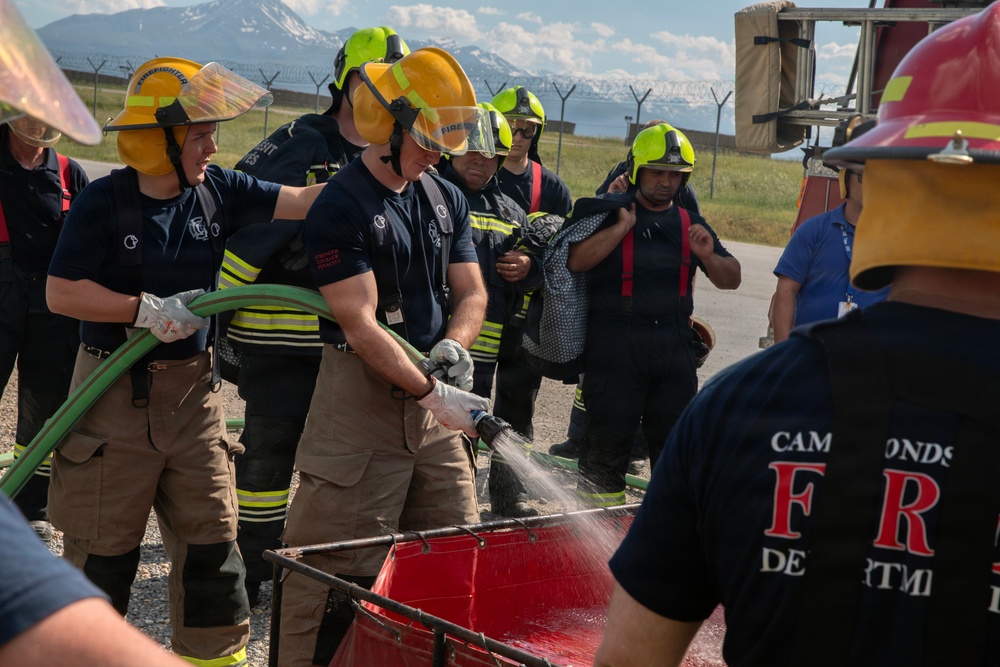 KFOR hosts joint fire response and medical training at Camp Bondsteel, strengthens local partner capabilities