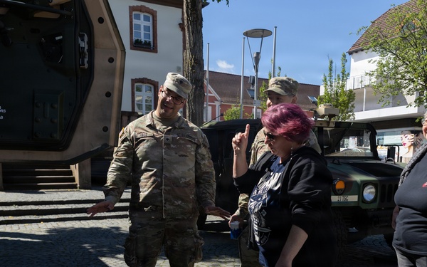 21st TSC supports German Veterans Day with a static display