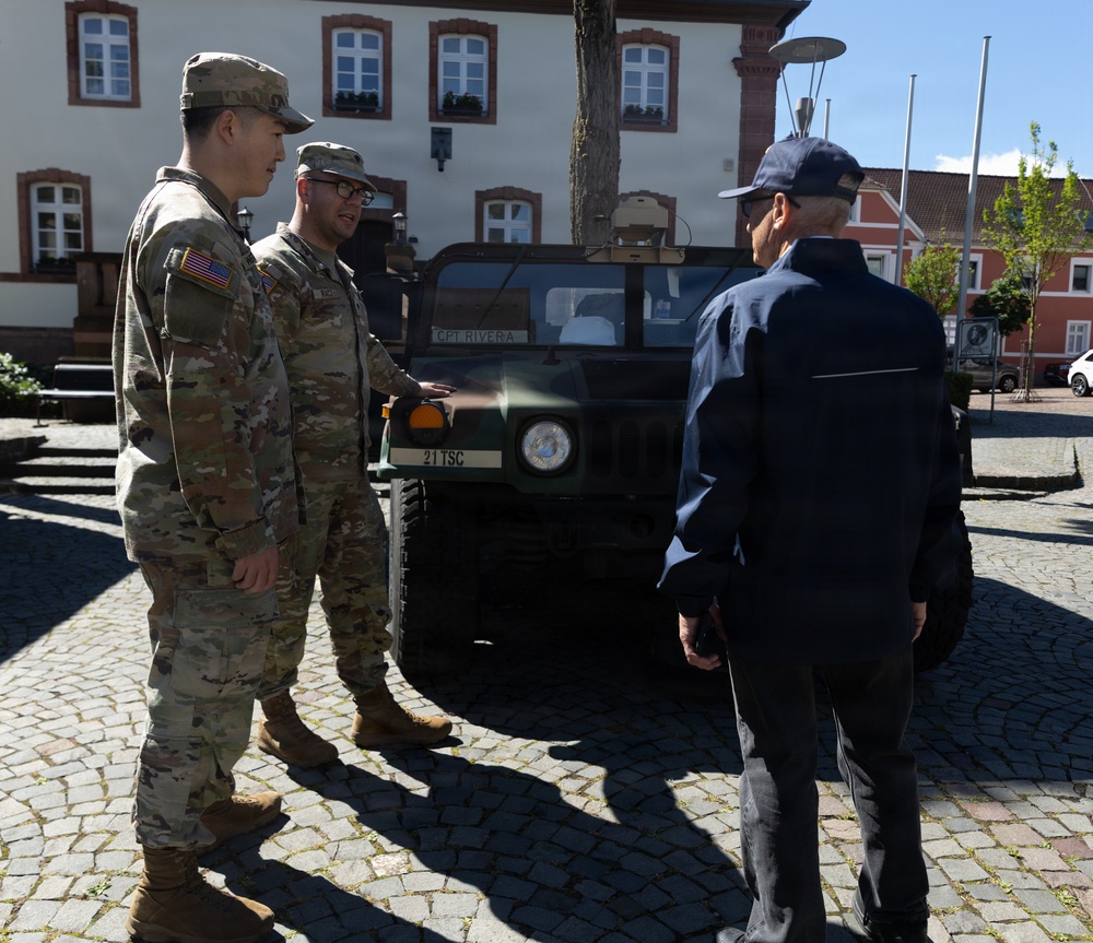 21st TSC supports German Veterans Day with a static display