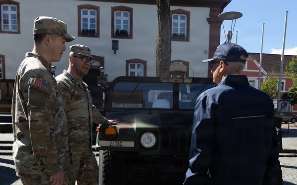 21st TSC supports German Veterans Day with a static display