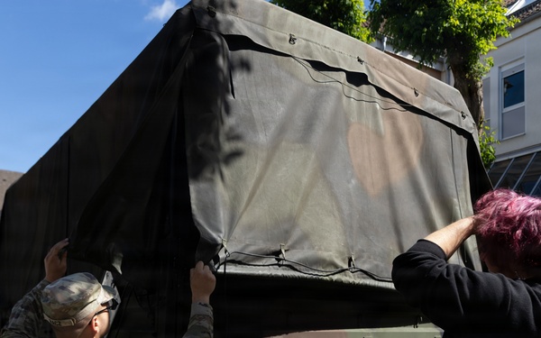 21st TSC supports German Veterans Day with a static display