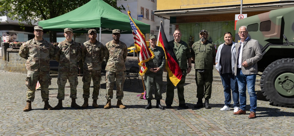 21st TSC supports German Veterans Day with a static display