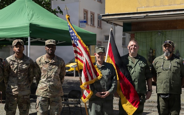 21st TSC supports German Veterans Day with a static display