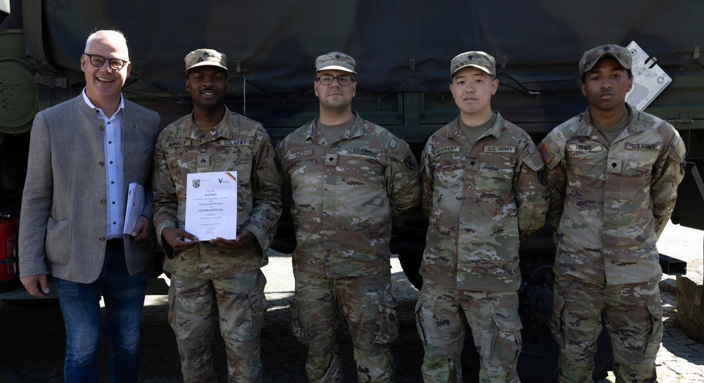 21st TSC supports German Veterans Day with a static display