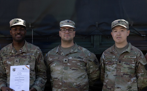 21st TSC supports German Veterans Day with a static display