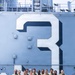 U.S. Marine with the 26th MEU reenlists on the USS Kearsarge