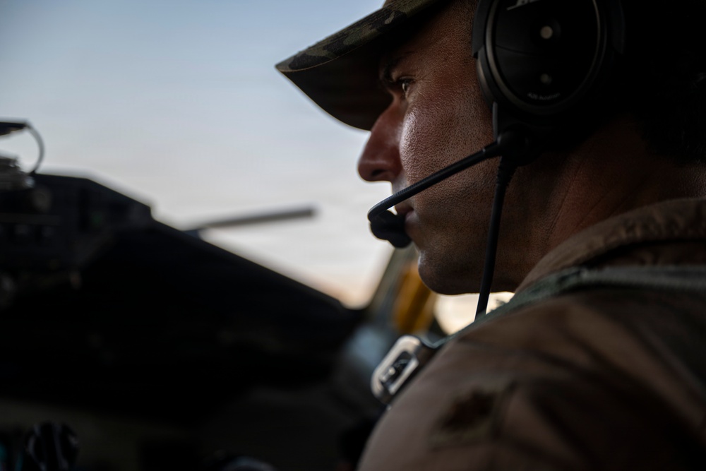 KC-135 refuels F-16s in CENTCOM