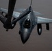 KC-135 refuels F-16s in CENTCOM