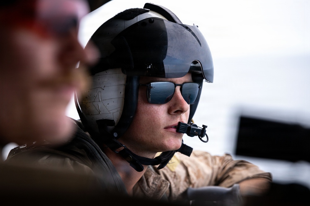 11th MEU Marines, Sailors Conduct Aerial Sniper Training Aboard USS Boxer