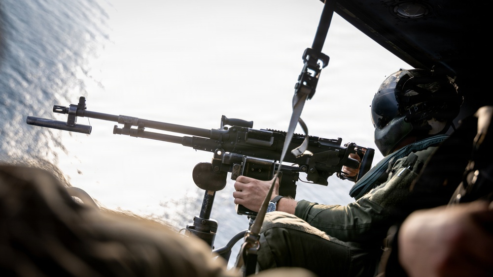11th MEU Marines, Sailors Conduct Aerial Sniper Training Aboard USS Boxer