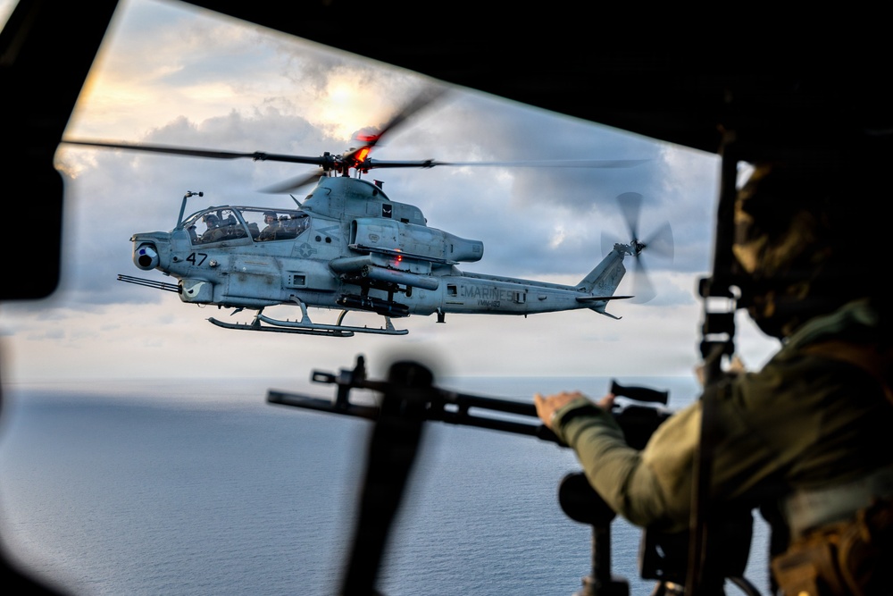 11th MEU Marines, Sailors Conduct Aerial Sniper Training Aboard USS Boxer