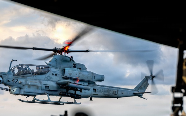 11th MEU Marines, Sailors Conduct Aerial Sniper Training Aboard USS Boxer