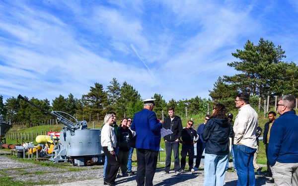 U.S. Navy Sailors participate in a historical tour in Liepaja during BALTOPS 2026