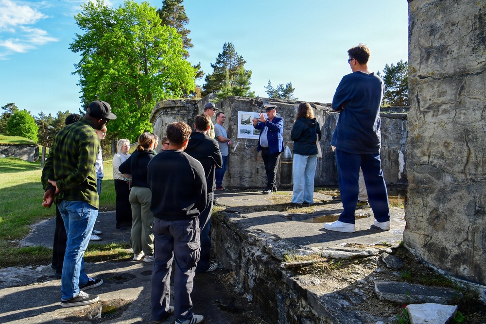 U.S. Navy Sailors participate in a historical tour in Liepaja during BALTOPS 2026