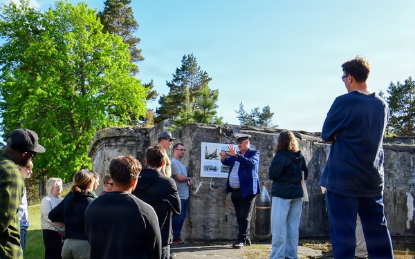 U.S. Navy Sailors participate in a historical tour in Liepaja during BALTOPS 2026