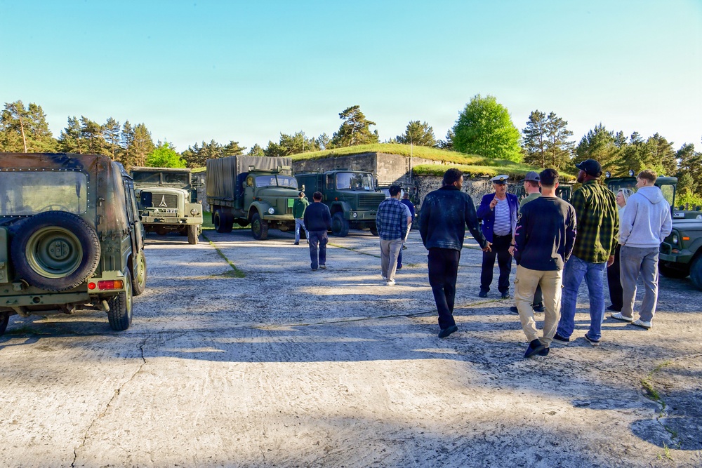 U.S. Navy Sailors participate in a historical tour in Liepaja during BALTOPS 2026