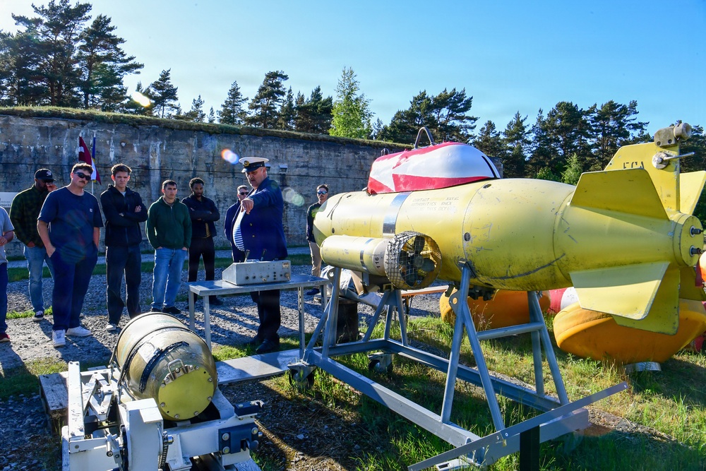 U.S. Navy Sailors participate in a historical tour in Liepaja during BALTOPS 2026