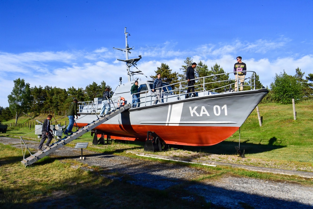 U.S. Navy Sailors participate in a historical tour in Liepaja during BALTOPS 2026