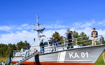U.S. Navy Sailors participate in a historical tour in Liepaja during BALTOPS 2026