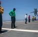 USS Arlington (LPD 24) conducts flight operations with HMLA 167