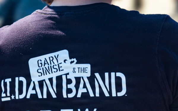 Gary Sinise and the Lt. Dan Band visit Fort Bragg