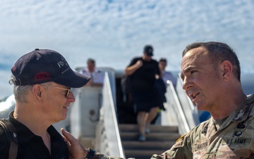 Gary Sinise and the Lt. Dan Band visit Fort Bragg
