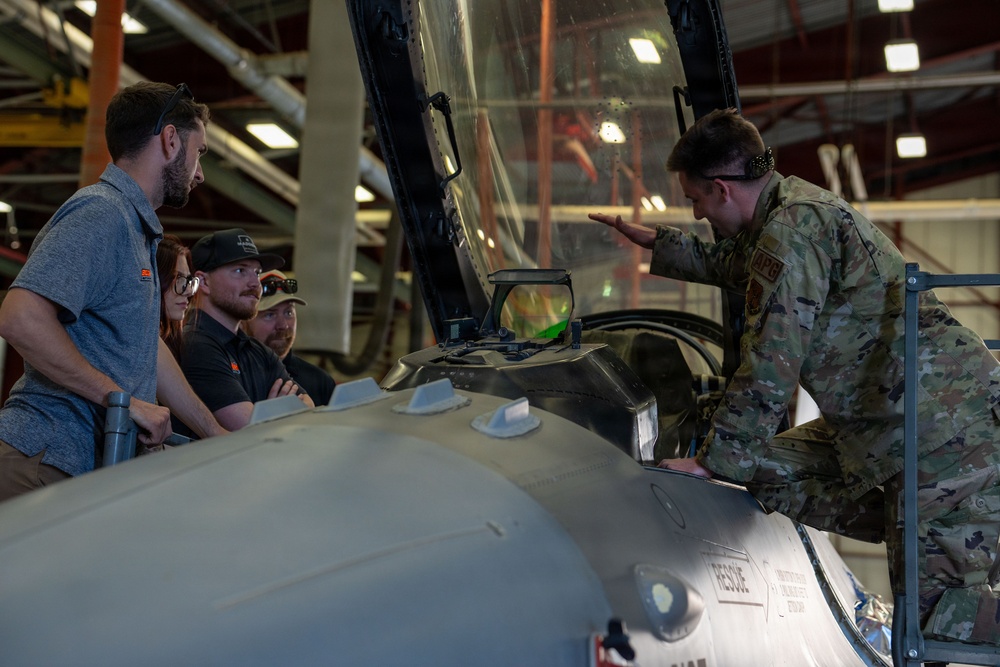 Community engagement visit highlights 114th Fighter Wing mission and Airmen