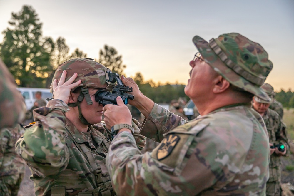 198th RSG Conducts Night Vision Training