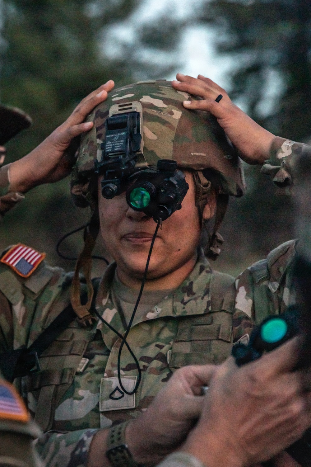 198th RSG Conducts Night Vision Training