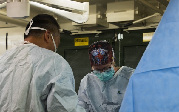 US Reserve Soldiers Treat a Simulated Casualty