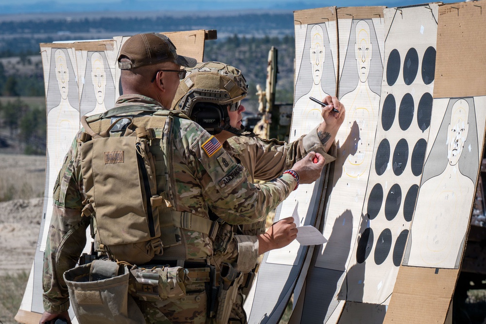 Wyoming Soldiers test pistol marksmanship during day two of 2026 TAG Match