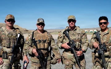 Wyoming Soldiers test pistol marksmanship during day two of 2026 TAG Match