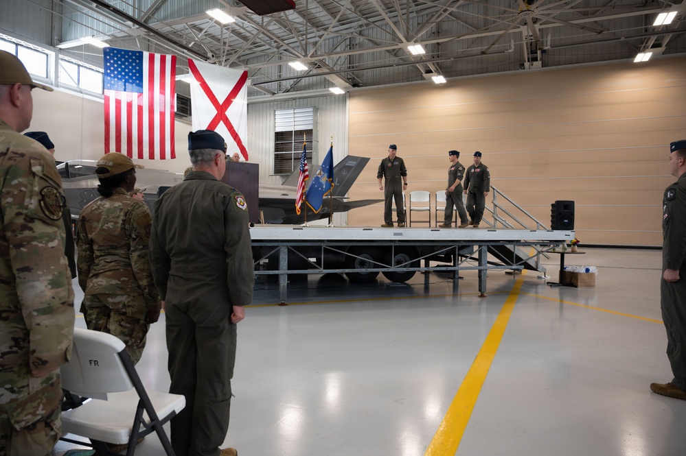 377th Fighter Squadron Change of Command