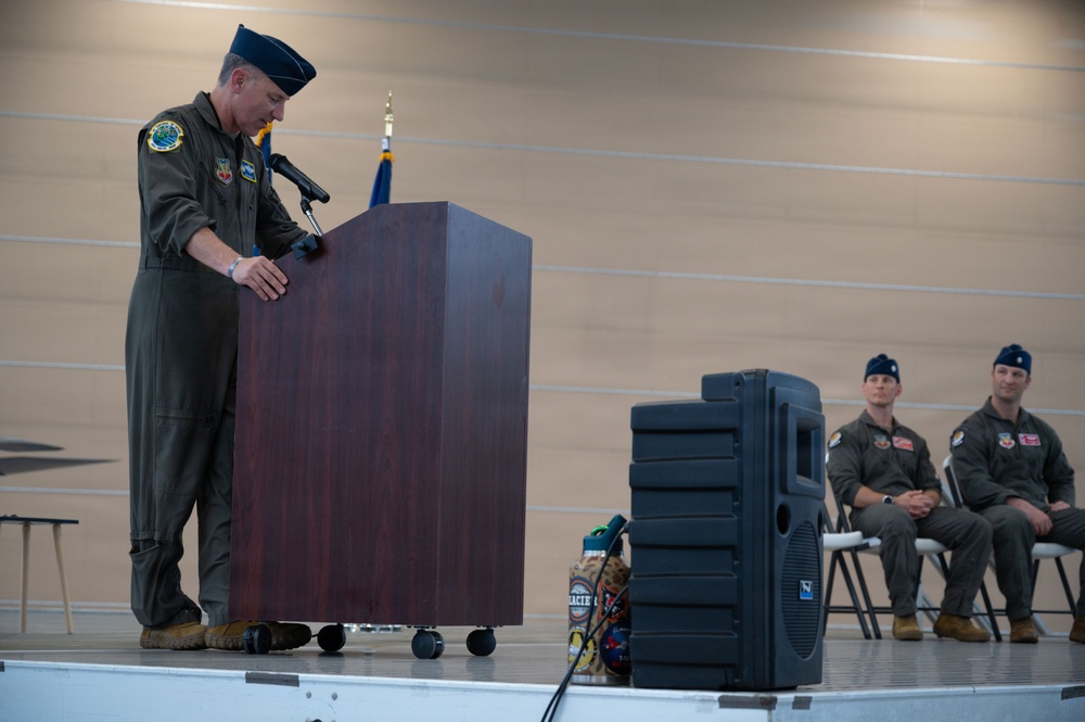 377th Fighter Squadron Change of Command