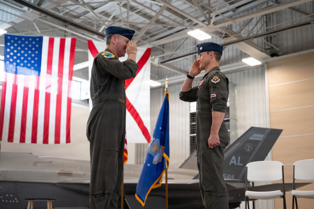 377th Fighter Squadron Change of Command