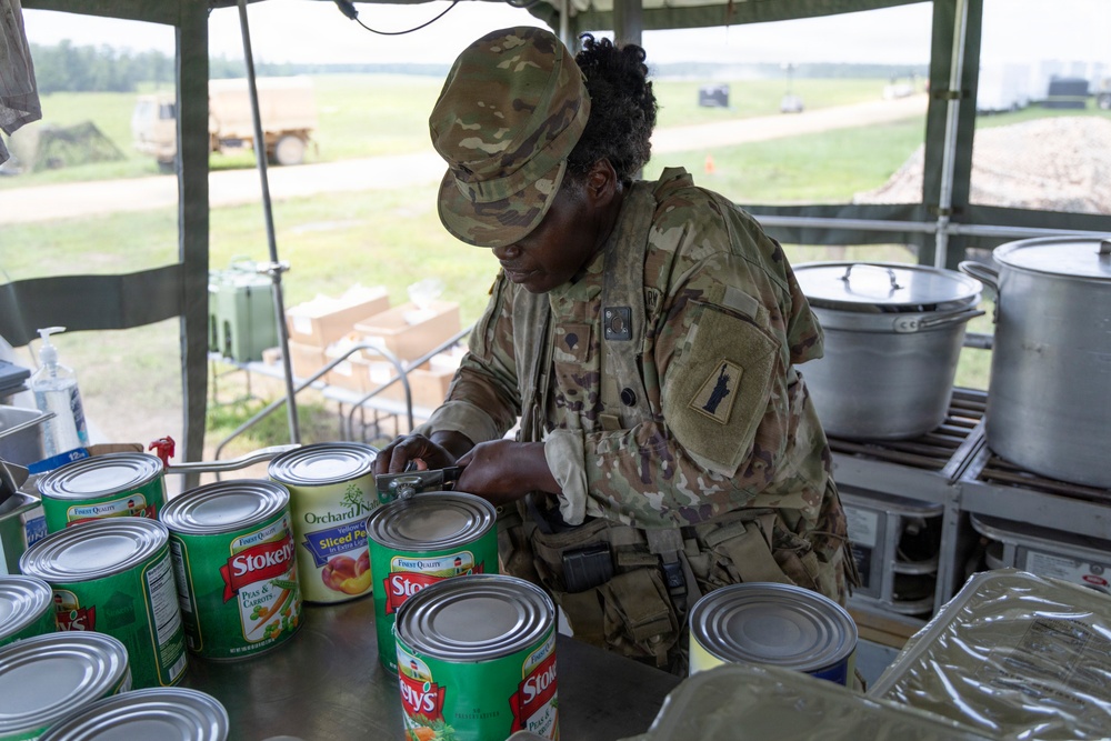 310th and 316th ESC field feeding teams integrate at Sentinel Justice
