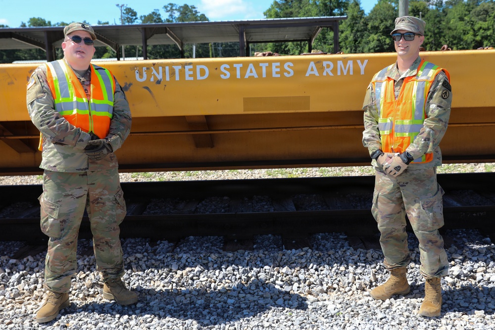 Army Reserve Railway Soldiers Keep Logistics on Track During OSJ