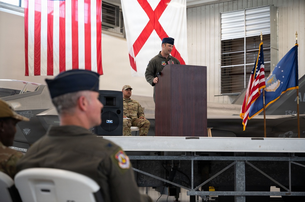 377th Fighter Squadron Change of Command