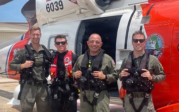 Coast Guard medevacs man from fishing vessel 92 miles offshore Brunswick