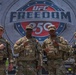 Mississippi National Guard Soldiers patrol ahead of UFC Freedom 250 in Washington, D.C.
