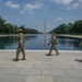 Mississippi National Guard Soldiers patrol ahead of UFC Freedom 250 in Washington, D.C.